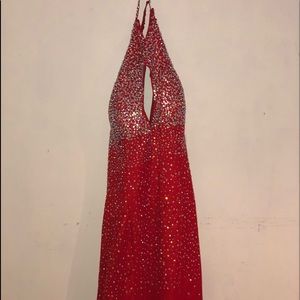 Red prom dress